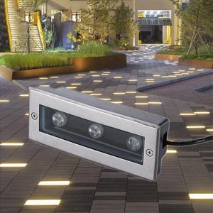 Lumière linéaire LED d'extérieur pour jardin, murale, longue, encastrée, étanche IP67, DC24V, pour aménagement paysager - Product Image 6