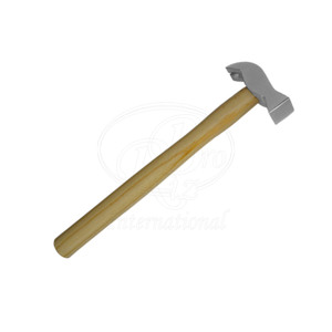 Marteau de fermeur à tête carrée en acier inoxydable avec manche en bois, réutilisable, durable, poids de la tête de 215 g - Product Image 5