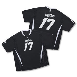Camisetas deportivas de fútbol personalizadas de alta calidad, con cuello en V, extragrandes, estilo boxy, para hombre, sublimadas a medida. - Product Image 1