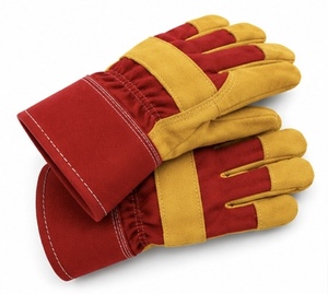 Gants MUBASHAR PRO GRIP en cuir international antidérapants, résistants à la chaleur, durables, respirants, avec manchette renforcée, personnalisables - Product Image 2