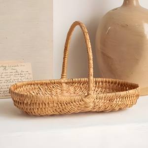 Cestas de mimbre tejidas para regalos, las más vendidas, cestas de almacenamiento ecológicas de alta calidad. - Product Image 1