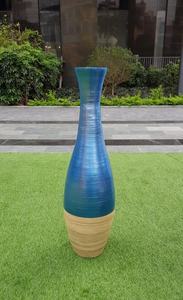 Jarrón de bambú hilado pulido, diseños personalizados de alta calidad para la decoración del hogar y la cocina, decoración de restaurante de boda hecha en Vietnam - Product Image 4