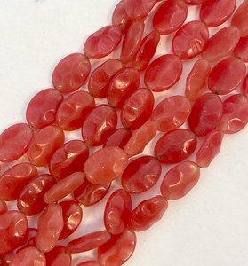 Cuentas de Jade Naranja Facetadas Ovaladas, Hilo de Piedras Naturales para Joyería, Cuentas Sueltas al por Mayor, Suministro a Granel - Product Image 6