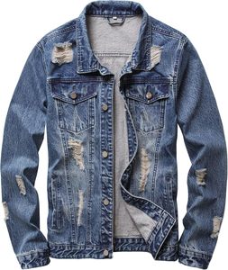 Chaqueta Vaquera Azul Resistente para Hombre – Chaqueta Vaquera Clásica para Hombre con Construcción Duradera, Ajuste Cómodo y Estilo Casual - Product Image 1