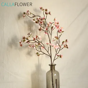 MW38958 New Design Artificial Flower Artifical Silk 97cm Height Cherry Blossom For Garden Wedding Decoration