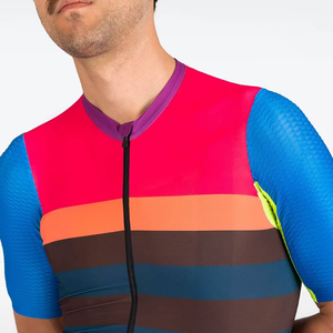 Custom Men's Thermal Cycling Jersey Breathable Lightweight Windproof Four-Way Stretch Long-Sleeve Winter MTB Racing Plus Size - Product Image 5