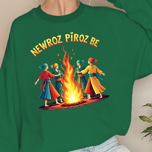 เสื้อสเวตเตอร์พิมพ์ลายลำลองของผู้หญิง Holy Happy Newroz ผ้าถัก - Product Image 2