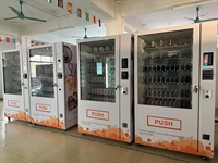 Distributeur automatique de snacks et de boissons variées 24h/24, distributeur automatique de boissons assorties