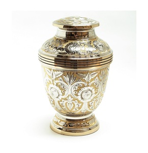 Urna Funeraria Decorativa Clásica de Metal con Superficie Lisa para Ceremonias Funerarias y Exhibición en el Hogar - Product Image 2