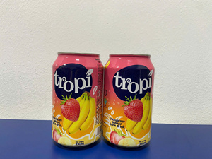 Strawberry Mix Banana Juice Puree Tropi Brand 330ml Aluminum Can hot flavor Competitive Price Wholesale Hot Selling Monthly - Product Image 1