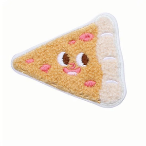 High Quality Custom 3D Embroidery Patches <b>Cute</b> <b>Bear</b> Face Design Iron On Sew On Applique Badge for Clothing Hats Bags - Product Image 1