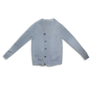 Survêtement d'hiver décontracté en laine/acrylique tricoté uni pour hommes, femmes, enfants, unisexe, manches longues, imprimé en relief, boutons sur le devant, logo personnalisé - Product Image 1