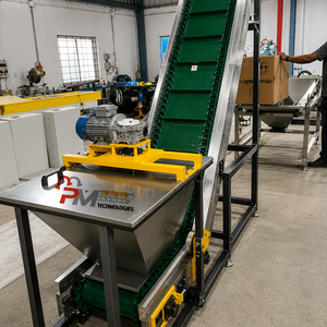 Heavy Duty Z Shape Belt Conveyor System for Vertical Material Handling Loading and <b>Packaging</b> Line - Product Image 1