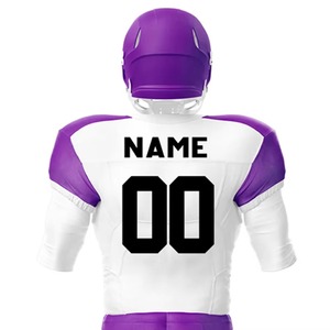 Uniforme de Fútbol Americano Personalizado al por Mayor, Conjunto de Jersey y Pantalones Sublimados para Equipo, Transpirables, que Absorben la Humedad, Resistentes, para Partidos - Product Image 5