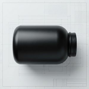Round HDPE <b>Plastic</b> 2 Gallon Wide Mouth <b>Jar</b> with Screw Cap for Protein Powder and Supplement Packaging, Vietnam Factory - Product Image 2