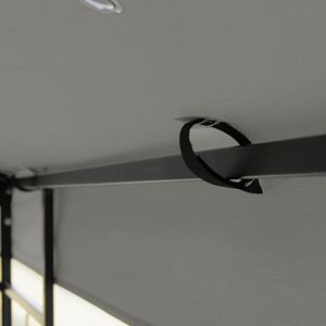 Gazebo e Pergola con Tettoia 10x10ft Avorio 2T - Product Image 3