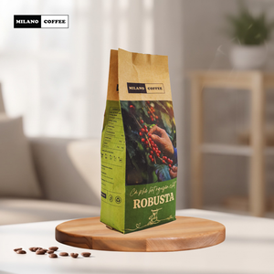 Granos de Café Robusta Tostados al Horno, Proceso Natural, 250g/1kg, Bolsa Combinada para Exportación - Product Image 4