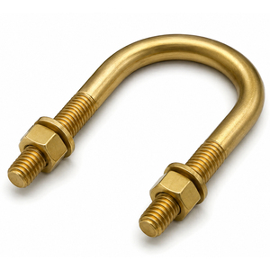 Écrou en U à tête hexagonale en laiton, classe 8.8, qualité industrielle, fixation robuste pour la construction, approvisionnement en vrac - Product Image 1