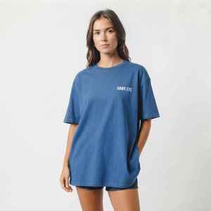 Camiseta de Algodón Extra Grande para Mujer, Cuello Redondo, Manga Corta, Corte Holgado, Transpirable, Estampado Jersey, Primavera Verano, Informal - Product Image 1