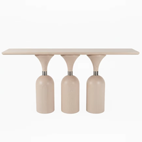 Table console en contreplaqué, table basse moderne, écologique, pour salon, artisanale, sur mesure, qualité export, meubles en bois pour la maison