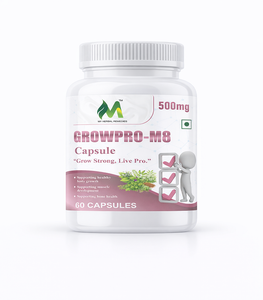 Capsules d'extrait de plantes Growpro M8, extrait botanique en poudre complexe 500mg, 60 capsules, OEM, vente en gros, étiquette privée - Product Image 1