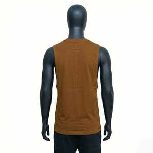 Wholesale Custom <b>Men</b> Tank Top Cotton <b>Sleeveless</b> <b>T</b> <b>Shirt</b> Casual Summer Gym Wear Comfortable Lightweight Muscle Fit Vest - Product Image 4