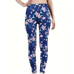 Women <b>Leggings</b> Solid <b>Pattern</b> Premium Fit High Quality Spandex/Nylon Fabric Lightweight Elastic Waist Comfortable Pants - Product Image 1