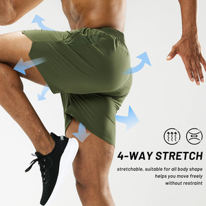 Shorts de jogging pour hommes de haute qualité, 220 grammes, 75% coton, 25% polyester, respirants, séchage rapide, shorts de sport décontractés pour hommes - Product Image 2