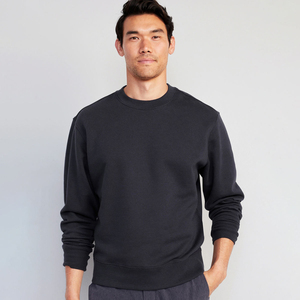 Wholesale 100% Cotton Winter Men's Blank Oversized <b>Crewneck</b> Design High Quality Custom Logo Heavyweight Drop Shoulder Sweatshirt - Product Image 3