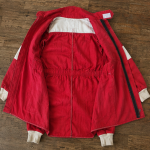 Chaqueta de Carreras para Hombre, Roja, de Manga Larga, con Bloques de Color, Resistente al Viento, de Secado Rápido, Resistente a las Llamas, para Todas las Estaciones, para Adultos - Product Image 3