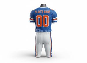 Maillot de football américain personnalisé pour équipe, col en V, manches courtes, sublimation, évacuation de l'humidité, vêtements de sport pour hommes - Product Image 4