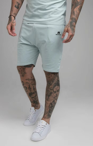 Conjunto de Camiseta y Pantalones Cortos de Algodón Tejido Transpirable de Color Sólido con Impresión Digital de Alta Calidad Personalizable para Hombre, Estilo Casual de Verano - Product Image 5