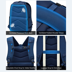 All Purpose Backpack Lightweight With Water Bottle Pocket Spacious Travel Comfortable Shoulder Straps For Daily Use And School - Product Image 3