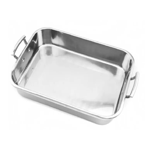 Plat à rôtir professionnel conçu pour les cuisines familiales modernes avec une construction en acier inoxydable de qualité supérieure - Product Image 2