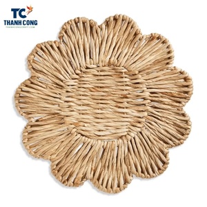 Manteles Individuales Redondos de Mimbre Tejido a Mano de Pasto Marino de Vietnam, Manteles Individuales de Mimbre Tejido, Manteles Individuales de Mimbre para Mesa de Cocina - Product Image 4