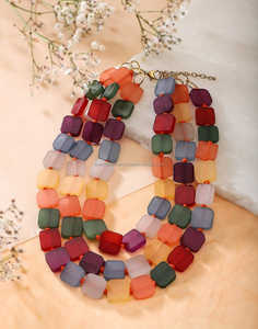 Collar de cuentas de resina de Ángel hermoso pulido alto personalizado para mujer accesorio de moda hecho a mano de lujo de la mejor calidad - Product Image 1