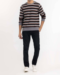 Suéter de punto cálido y transpirable de alta calidad para hombre, con etiqueta privada, suave al tacto y acanalado, venta al por mayor - Product Image 3