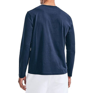 Pakistan Manufacturer High Quality 100% Cotton Men's Long Sleeve T-Shirts <b>Top</b> Selling New Design Quick Dry Breathable - Product Image 3