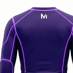 Camiseta de Manga Larga Titan Shield, Compresión, Transpirable, Secado Rápido, Ecológica, para Hombre, Gimnasio, Entrenamiento, Rendimiento Táctico, MALUZA - Product Image 4