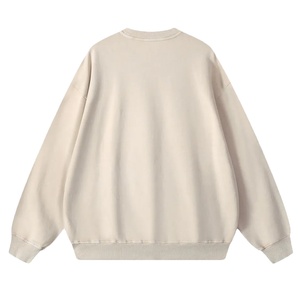 Sweat-shirt surdimensionné unisexe pour homme, pull à capuche uni, streetwear, coton, sweat-shirt en molleton vintage, sweat-shirt OEM 2026 - Product Image 2