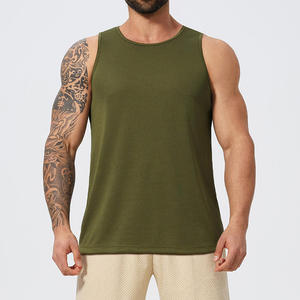 Mens <b>Athletic</b> Training Tank Top Breathable Sleeveless Gym Vest Lightweight Fitness Muscle Wear Quick Dry Active Apparel - Product Image 2