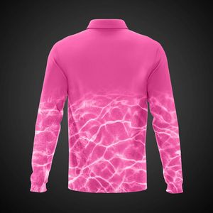 Camisa de Pesca Personalizada con Logotipo, Transpirable, de Manga Larga, Secado Rápido, Protección UV UPF 50, Poliéster Resistente para Hombre - Product Image 4