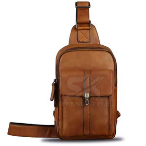 กระเป๋าหนังแท้แบบมินิมอล สีพื้นเรียบง่าย ทนทาน ใช้ได้ทั้งแบบสะพายข้างและสะพายไหล่ สำหรับผู้ชายและผู้หญิง - Product Image 2