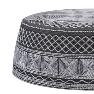 Chapeaux de prière musulmans ethniques pour hommes, prix de gros, casquette de haute qualité en tissu respirant, couleurs et tailles personnalisables, pour usage en mosquée - Product Image 6