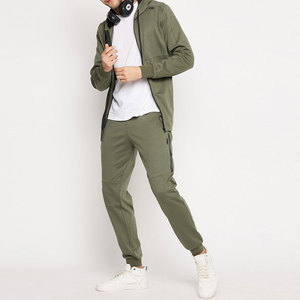 Chándal Deportivo para Hombre, Chándales de Alta Calidad para Hombre, Corte Regular a la Moda, Combinación de Colores, 100% Algodón - Product Image 4
