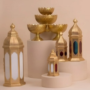 Nouveauté : Décorations de Ramadan en métal poli avec éclairage chaleureux et lueur de bougie, faites à la main, portables, réutilisables et durables - Product Image 6