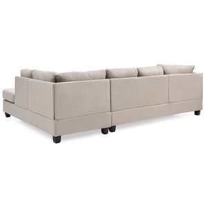 G631B-SC di Malone sezionale da gloria mobili bianco soggiorno in 3 scatole - Product Image 4
