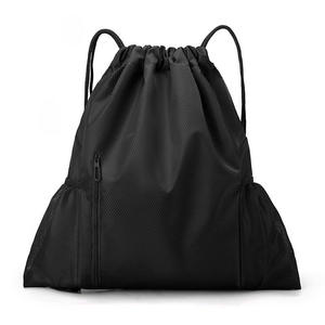 Fashion Sports Zipper <b>Drawstring</b> <b>Backpack</b> Pocket Oxford Cloth for Travel Football Basketball Shoes - Product Image 6
