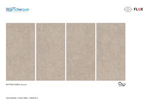 Carreaux de porcelaine Bottiko aspect marbre pêche 600x1200mm, finition royale satinée mate, GVT PGVT, carreaux de sol et de mur, dalles de porcelaine, résistantes aux taches - Product Image 5