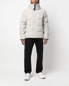 Puffer Jacket Winter Casual Thick Polyester Wadding Zipper Closure Solid Color Windproof Outerwear - Product Image 5